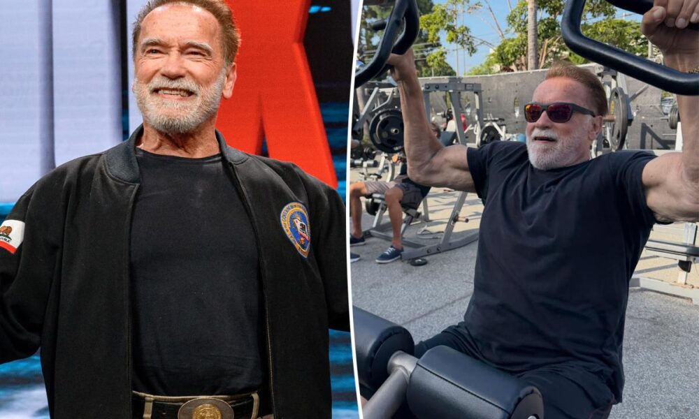 Arnold Schwarzenegger celebrates birthday by showing off fit physique