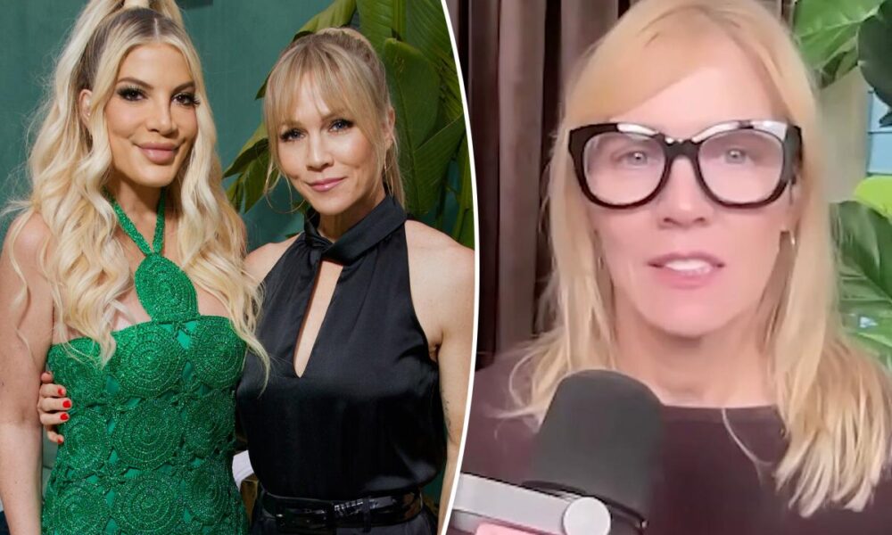 Jennie Garth addresses Tori Spelling’s exit from ‘Beverly Hills, 90210’ rewatch podcast