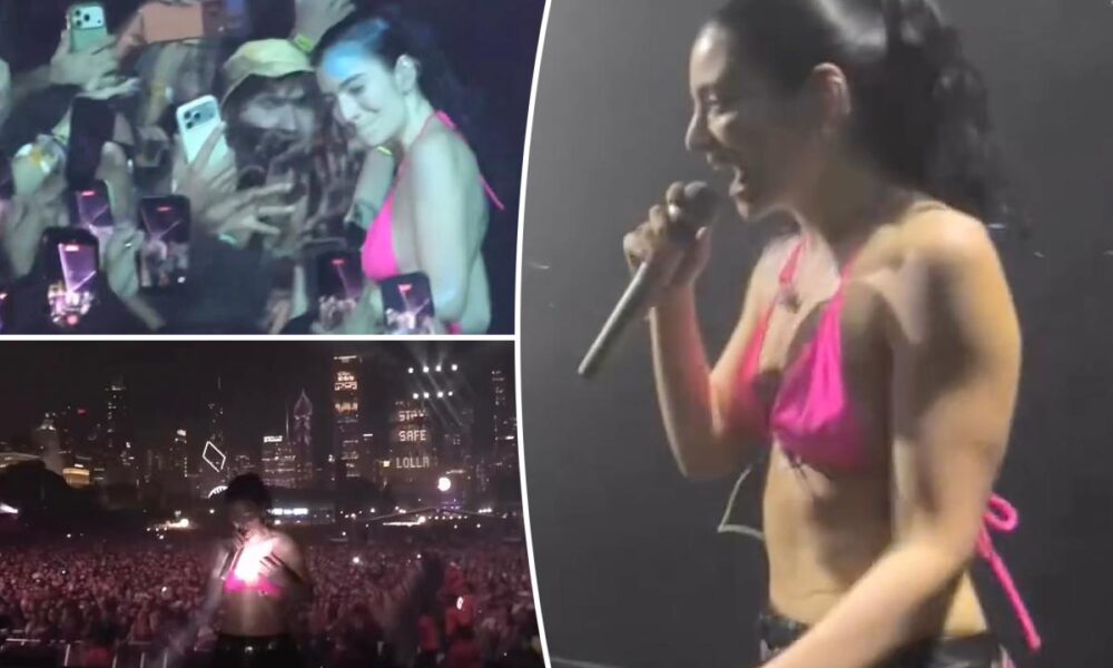 Lorde forced to pause Lollapalooza show after multiple fans pass out in crowd