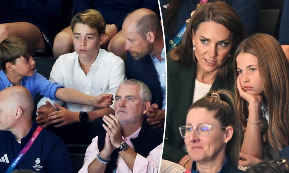 Prince William, Kate Middleton make rare outing with all 3 kids at Commonwealth Games