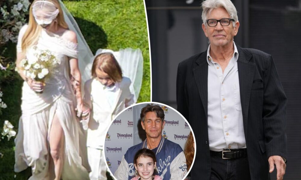 Emma Roberts’ son walked her down the aisle