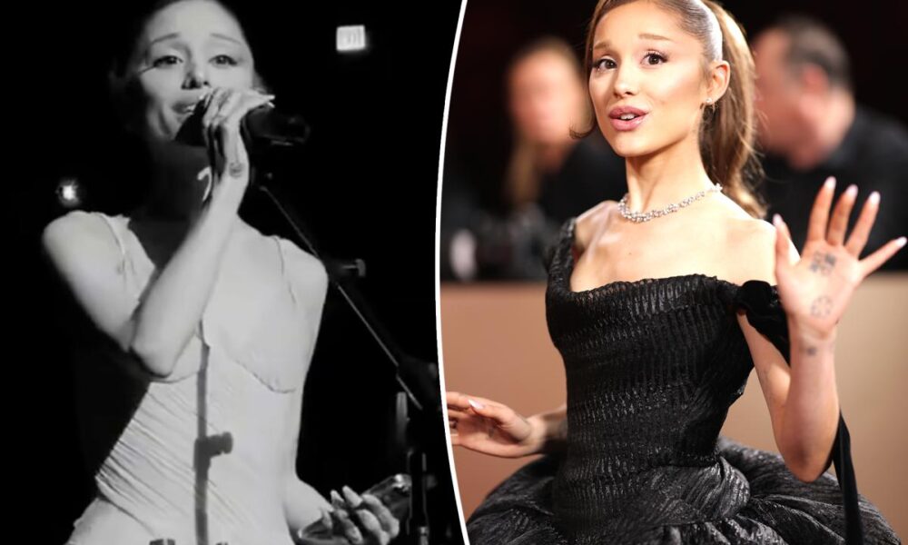Ariana Grande brushes off ‘negativity’ amid weight loss scrutiny at concert