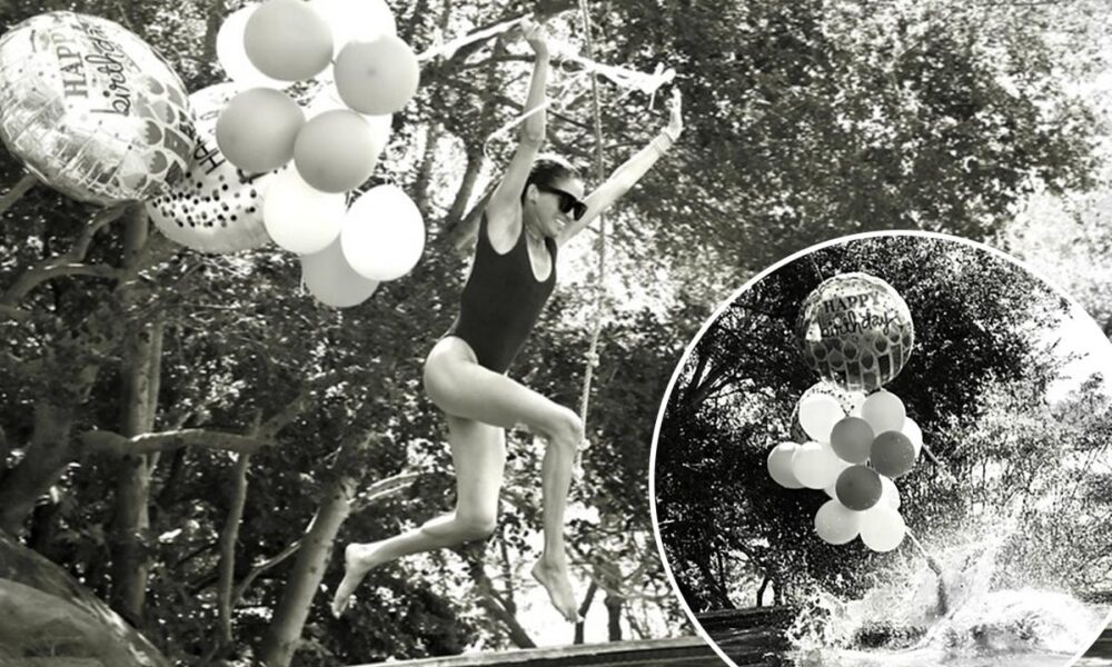 Meghan Markle makes a splash on her 45th birthday with poolside photos