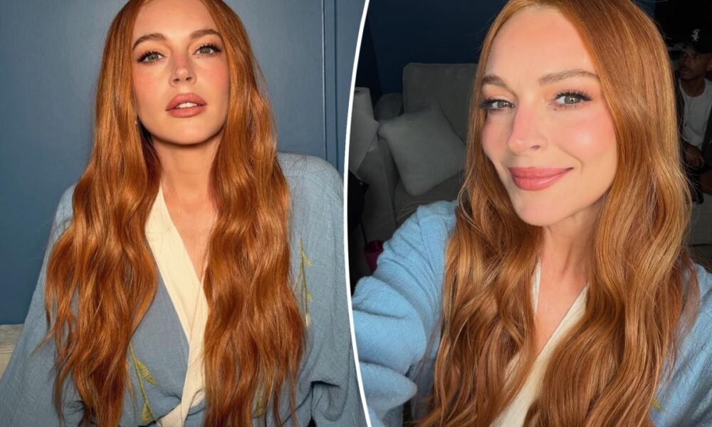 Lindsay Lohan returns to red hair: ‘She’s back!’