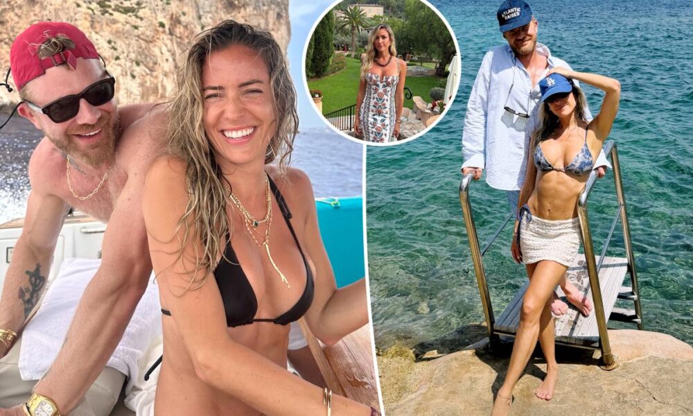 Kristin Cavallari flaunts her toned figure in bikinis during European summer vacation