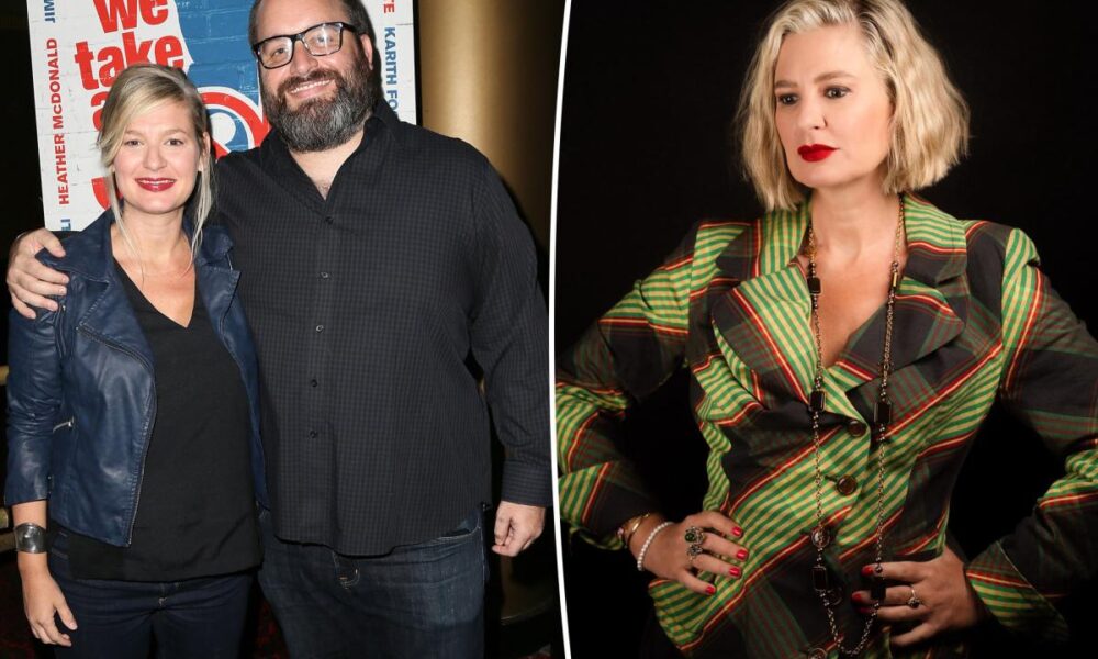Christina Pazsitzky debuts pointed red lipstick campaign amid Tom Segura divorce