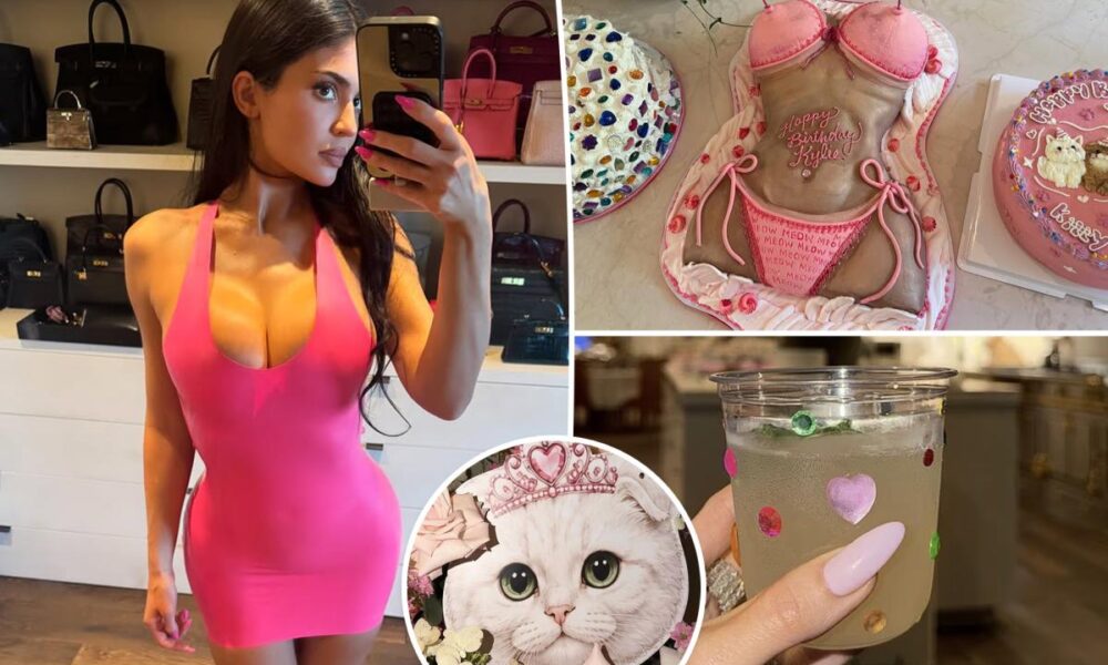 Inside Kylie Jenner’s kitty-themed 29th birthday party with sister Kim Kardashian and BFF Hailey Bieber