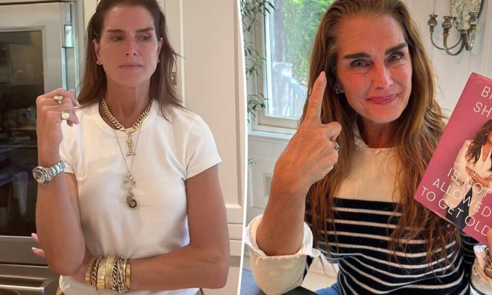 Brooke Shields expertly shuts down ‘bully’ for calling out her gray hairs and wrinkles