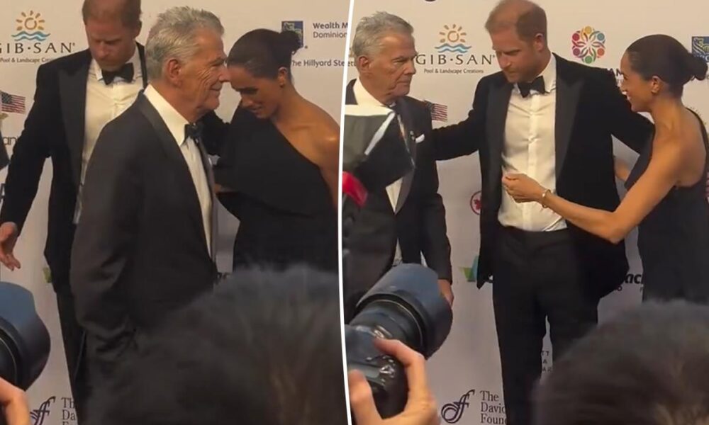Meghan Markle suffers awkward exchange with David Foster in viral video