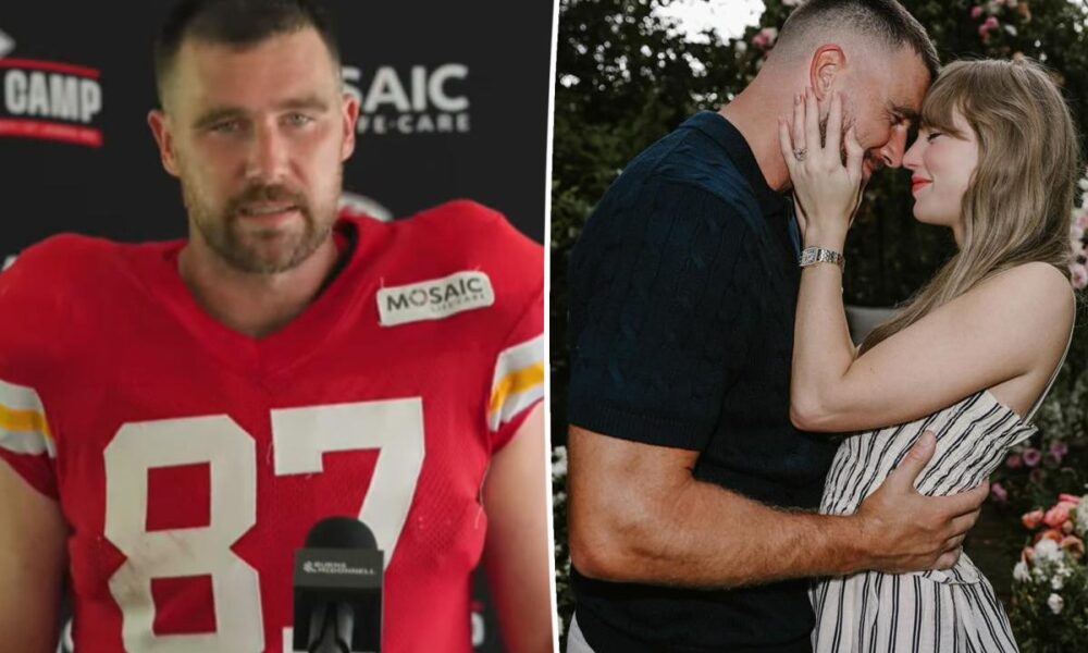 Travis Kelce breaks silence on ‘crazy’ Taylor Swift wedding