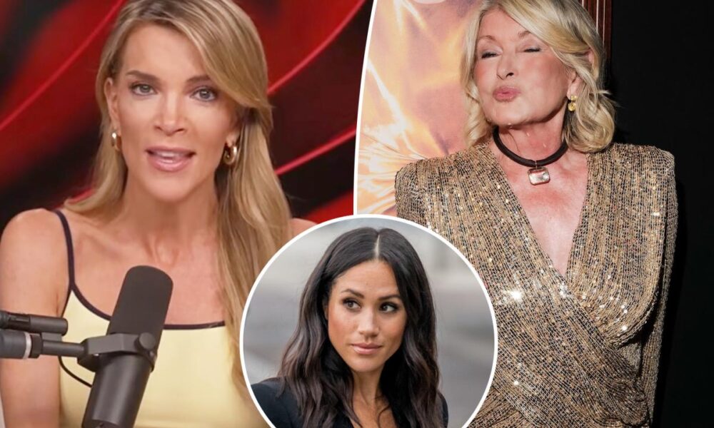 Megyn Kelly backs Martha Stewart after shady Meghan Markle comments