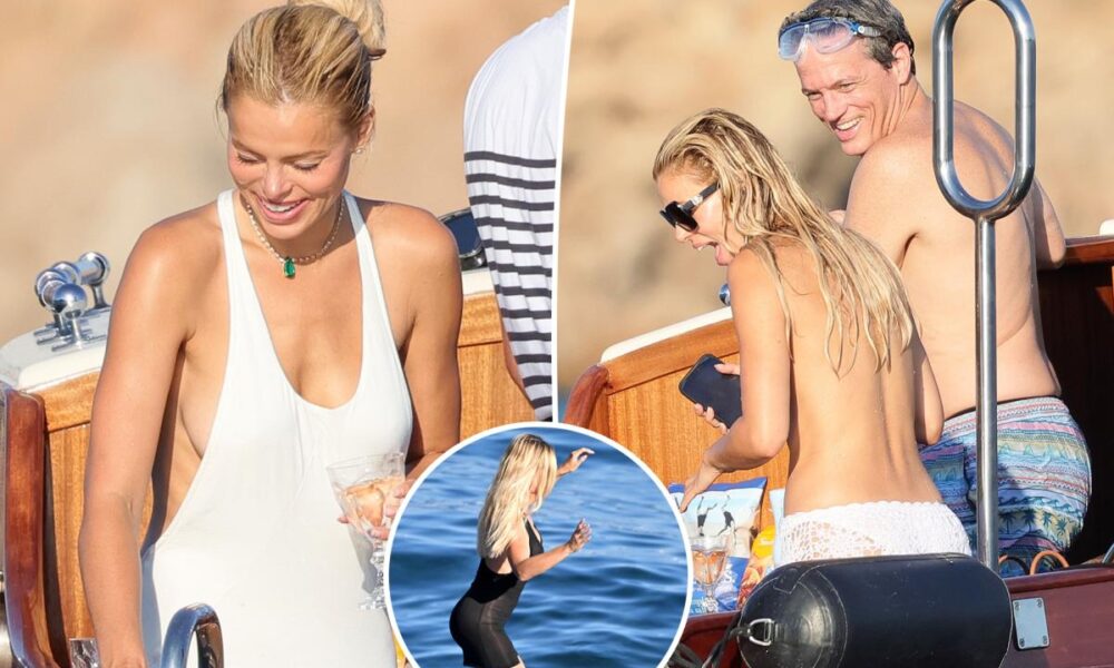 Brooks Nader pokes fun at viral moment she ditched bikini top in front of her dad