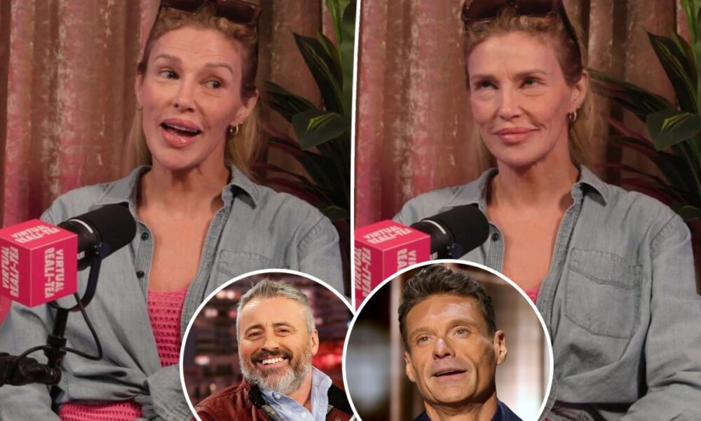 Brandi Glanville plays coy about ‘hot’ flings with Ryan Seacrest and Matt LeBlanc