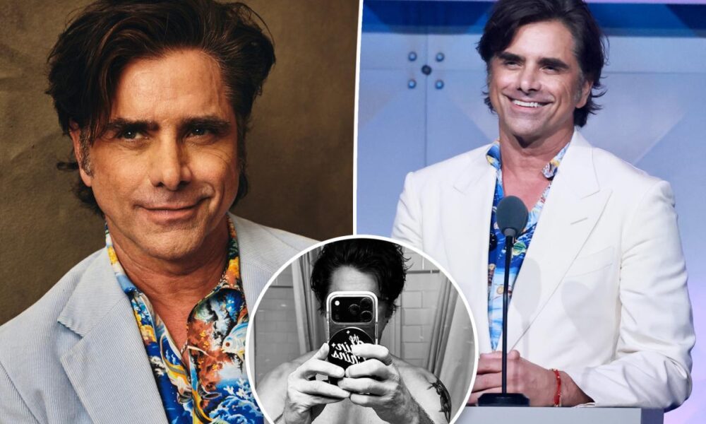 John Stamos celebrates 63rd birthday with shirtless shower selfie