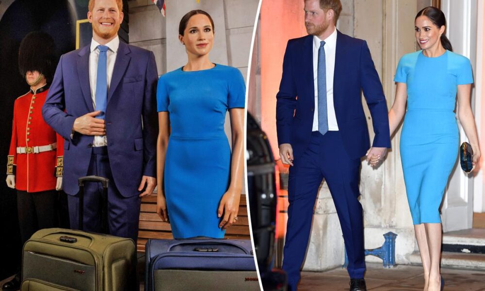 Meghan Markle and Prince Harry’s Madame Tussauds wax figures get pointed update as UK return looms
