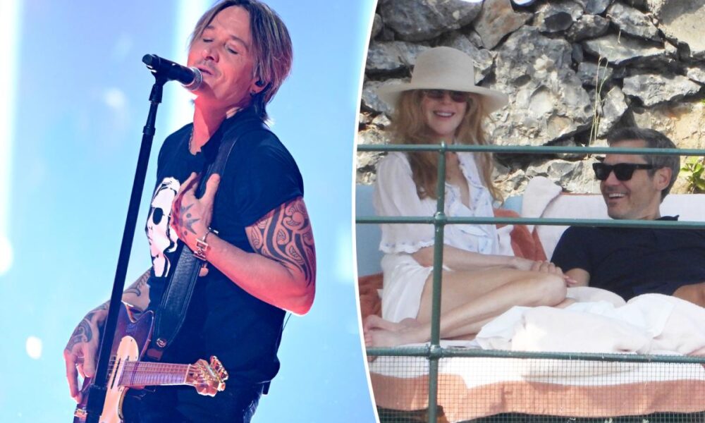 Keith Urban fights back tears singing breakup ballad as ex Nicole Kidman moves on with rumored new romance