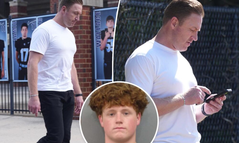 Kroy Biermann steps out for first time since teen son KJ’s sexual assault arrest