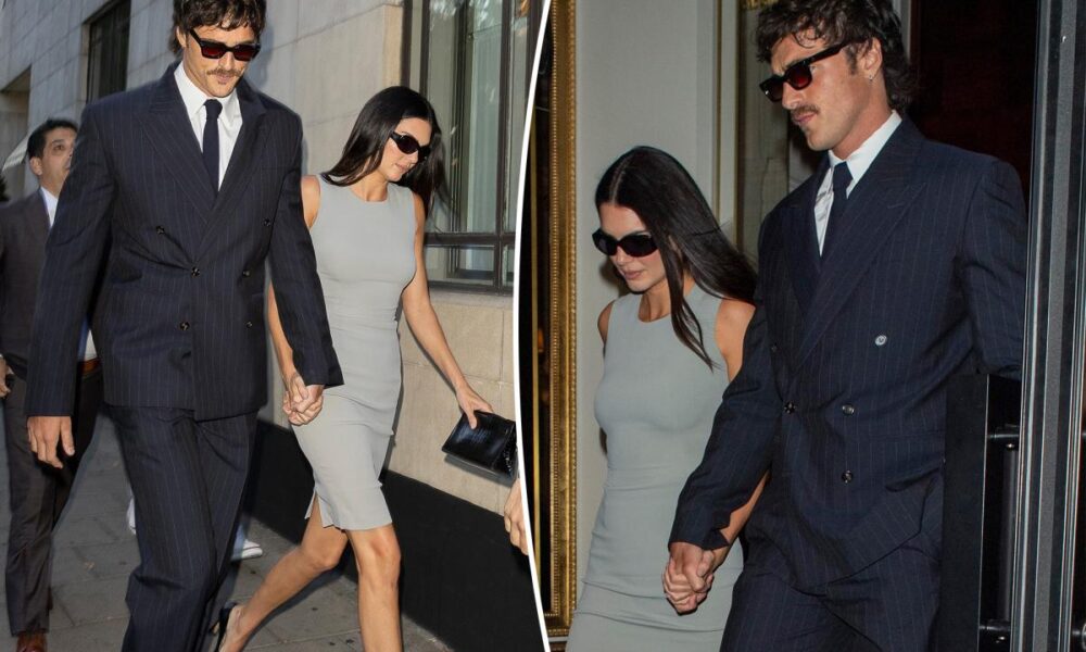 Kendall Jenner and Jacob Elordi hold hands in first PDA moment