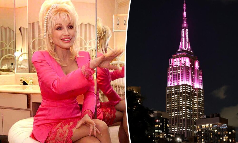 Empire State Building lights up in ‘pink sparkle’ to honor Dolly Parton