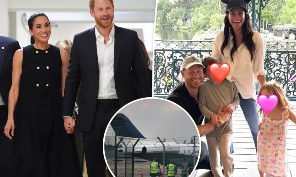 The staggering cost Meghan Markle and Prince Harry paid to fly on luxurious private jet to UK