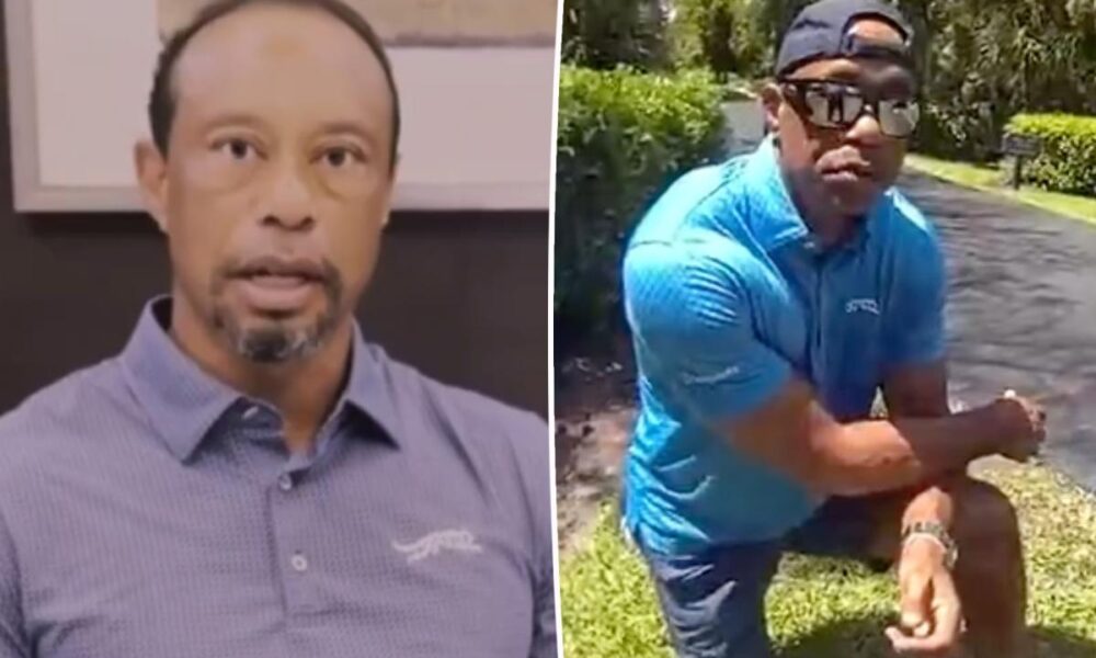 Tiger Woods ‘looks like a shell of his former self’ in rare appearance post-DUI rehab stint
