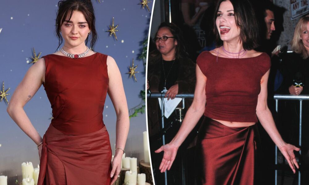 Maisie Williams’ ‘Practical Magic 2’ premiere look channels Sandra Bullock in 1999