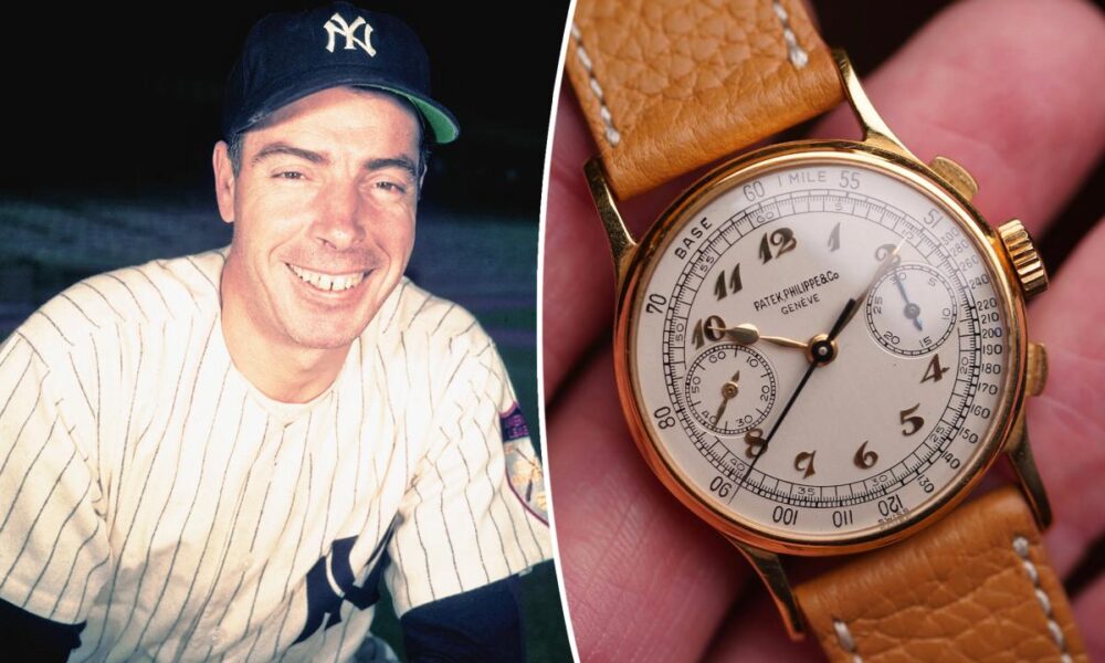 Joe DiMaggio’s Patek Philippe watch is up for sale for $1.2M