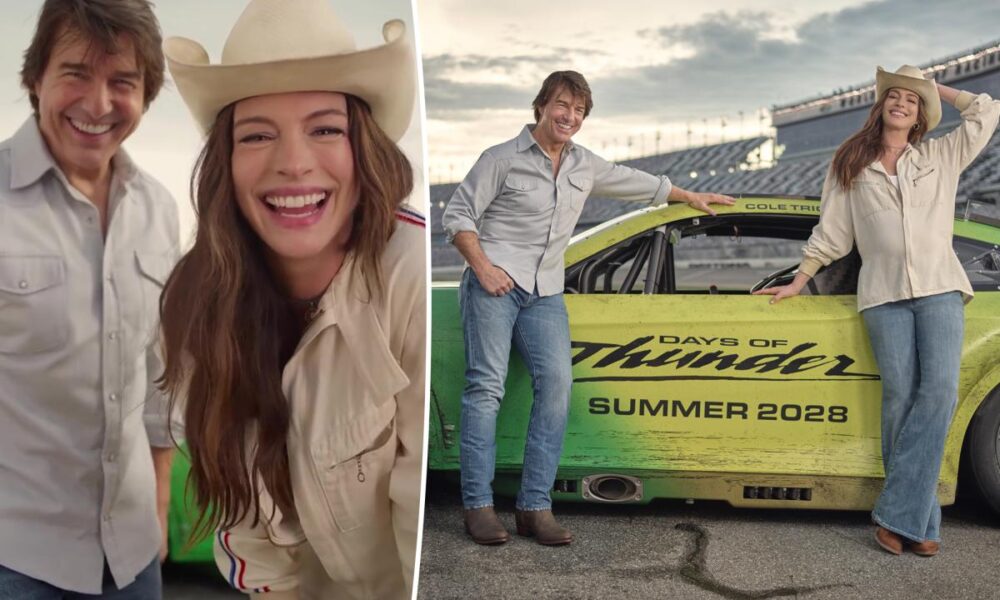 Anne Hathaway joins Tom Cruise for ‘Days of Thunder’ sequel