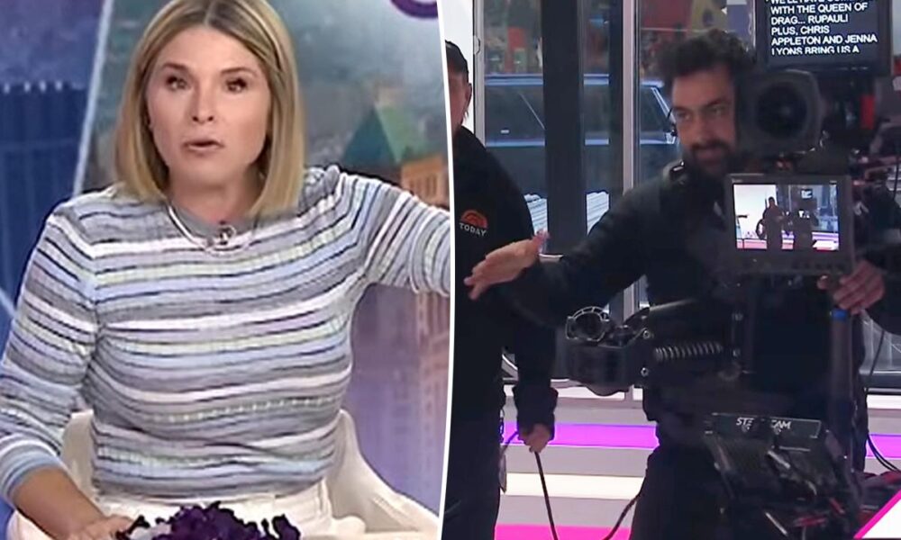 Jenna Bush Hager, Sheinelle Jones react after cameraman suffers accident live on ‘Today’