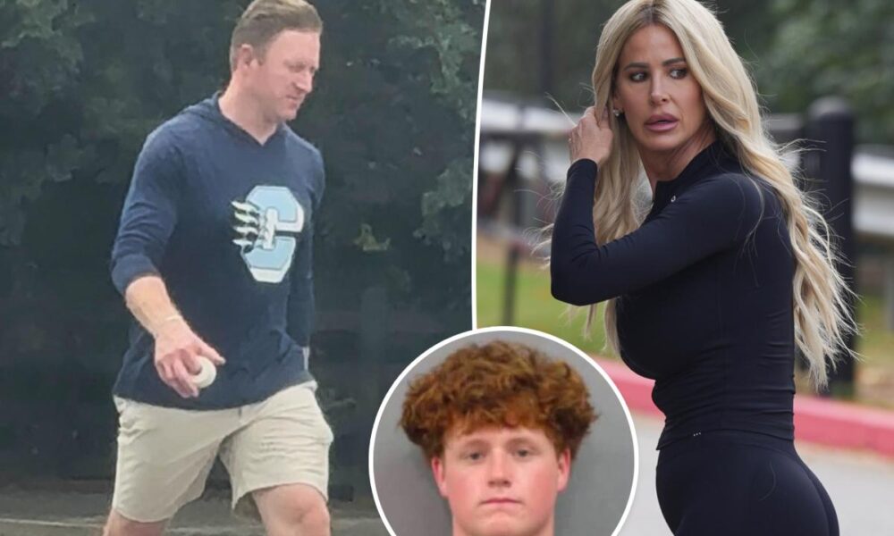 Kim Zolciak and Kroy Biermann seen for first time in same location since son’s arrest