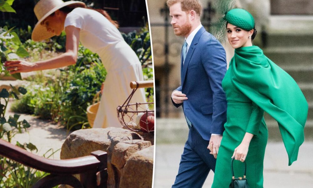 Meghan Markle soaks in the ‘last of summer’ in Montecito garden snap taken pre-UK move