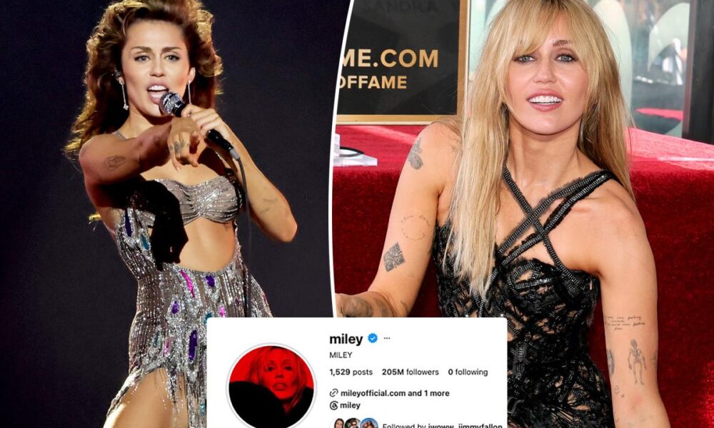 Miley Cyrus drops last name ahead of new music release