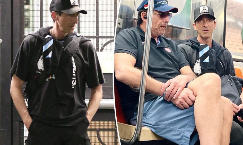 Hollywood A-lister goes incognito as he rides NYC subway