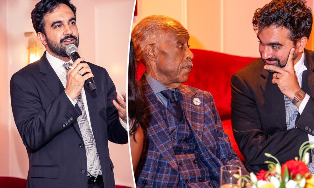 Mayor Zohran Mamdani lauds Rev. Al Sharpton at MS Now party