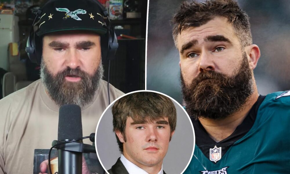 Jason Kelce looks unrecognizable in throwback photos without his signature beard