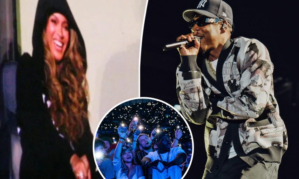 Jay-Z celebrates Beyoncé’s 45th birthday with crowd singalong at London concert