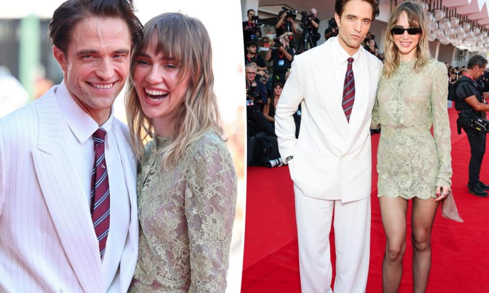 Robert Pattinson, Suki Waterhouse kiss at Venice Film Festival