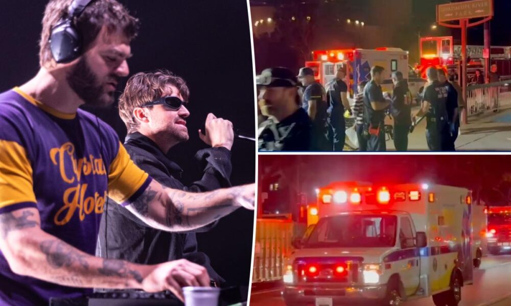 14 fans rushed to the hospital at Chainsmokers’ California concert, second incident in weeks