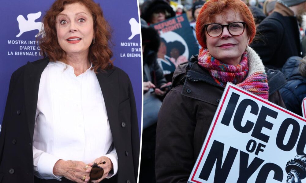 Susan Sarandon claims she’s had ‘movies taken away’ over political beliefs
