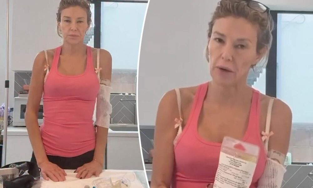 Brandi Glanville details daily 18-hour IV trips for ongoing health struggles