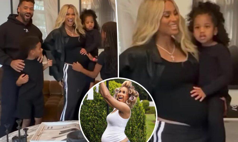 Ciara and Russell Wilson share adorable video sharing pregnancy news with kids