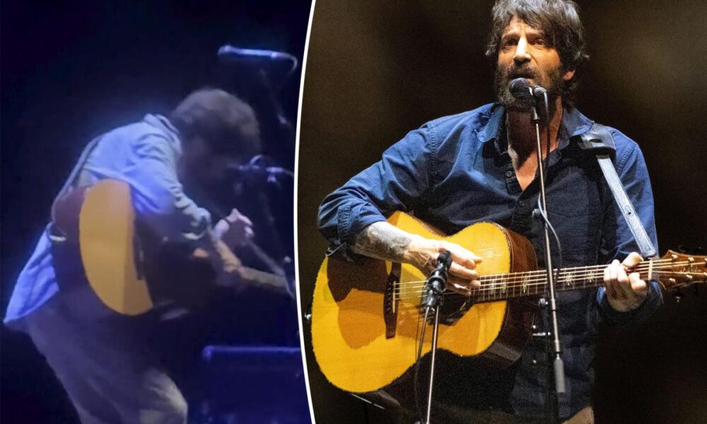 Grammy-winning singer Ray LaMontagne collapses on stage at Nashville concert