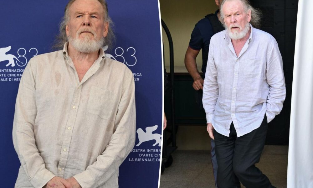 Nick Nolte, 85, makes first red carpet appearance since 2022 at Venice Film Festival