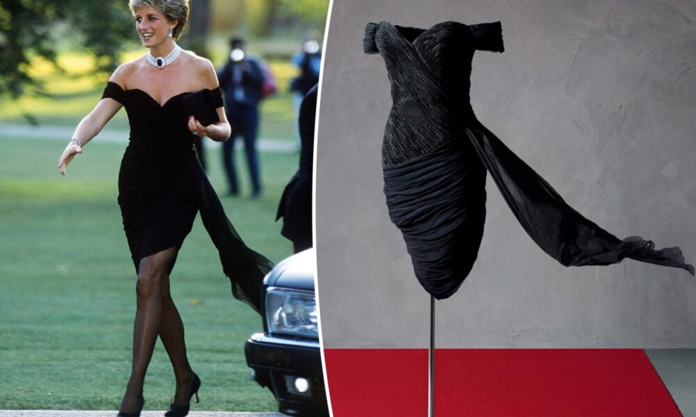 Princess Diana’s iconic ‘revenge dress’ is going up for auction
