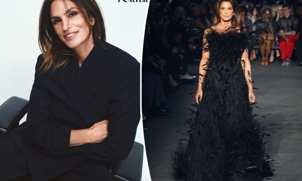 Cindy Crawford reveals the wardrobe malfunction she suffered on the Gucci runway