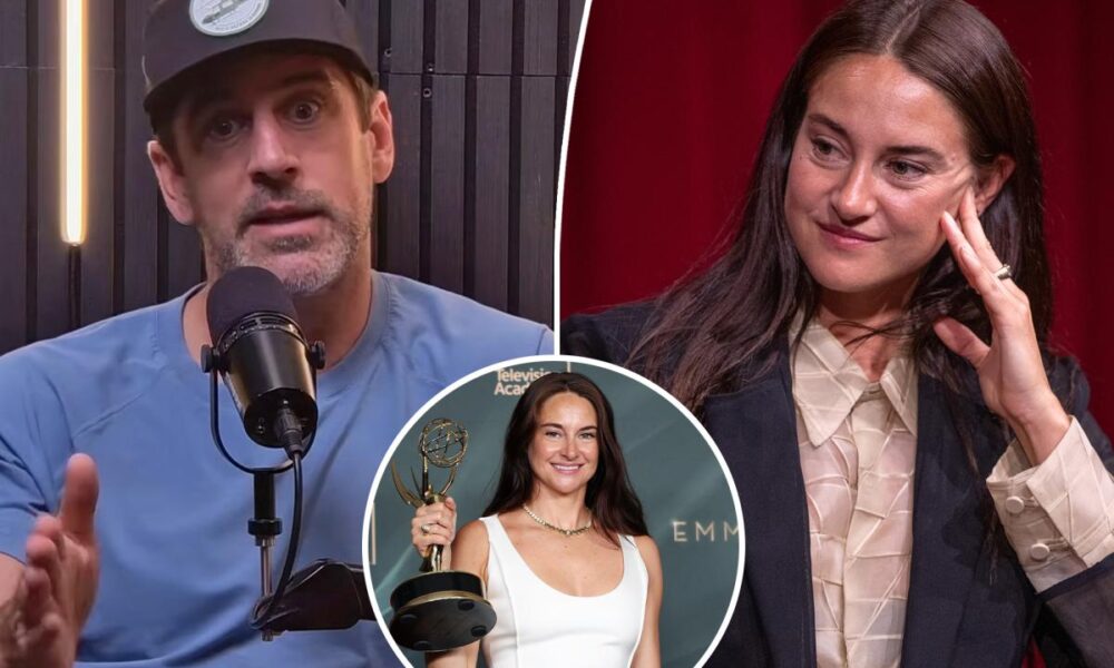 Aaron Rodgers takes credit for Shailene Woodley’s fame after her Emmy win