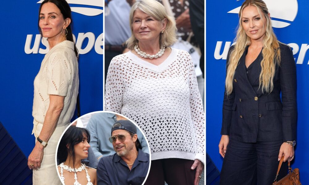 Brad Pitt, Martha Stewart, Courteney Cox and more