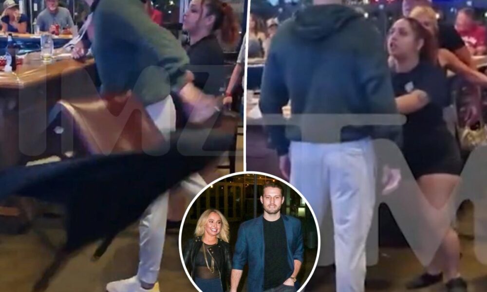 See the moment Brian Hickerson flings a chair, gets handcuffed in bar altercation
