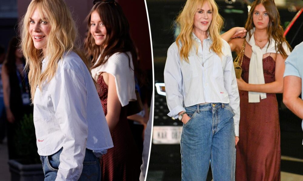 Nicole Kidman and daughter Faith Margaret coordinate in Chanel at US Open