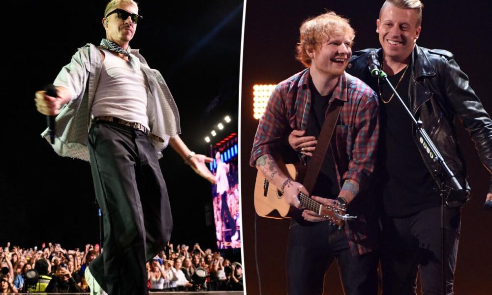 Macklemore dropped from Ed Sheeran tour after onstage ‘Free Palestine’ speech